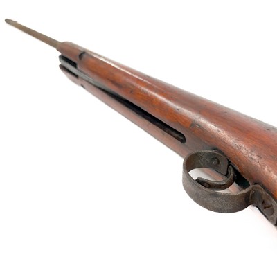 Lot 154 - A break action air rifle.