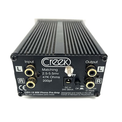 Lot 91 - Creek OBH-18 MM phono preamplifier.