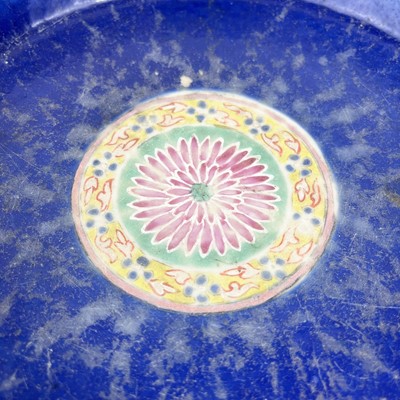 Lot 1146 - A Chinese Thai market Benjarong stem dish, 19th century.