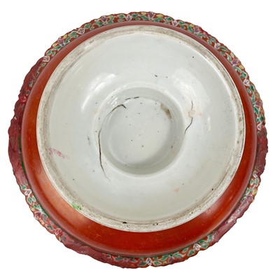 Lot 1146 - A Chinese Thai market Benjarong stem dish, 19th century.