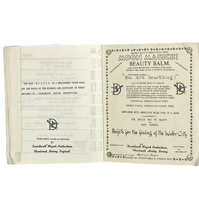 Lot 131 - (Wicca) [Charles & Mary Cardell]