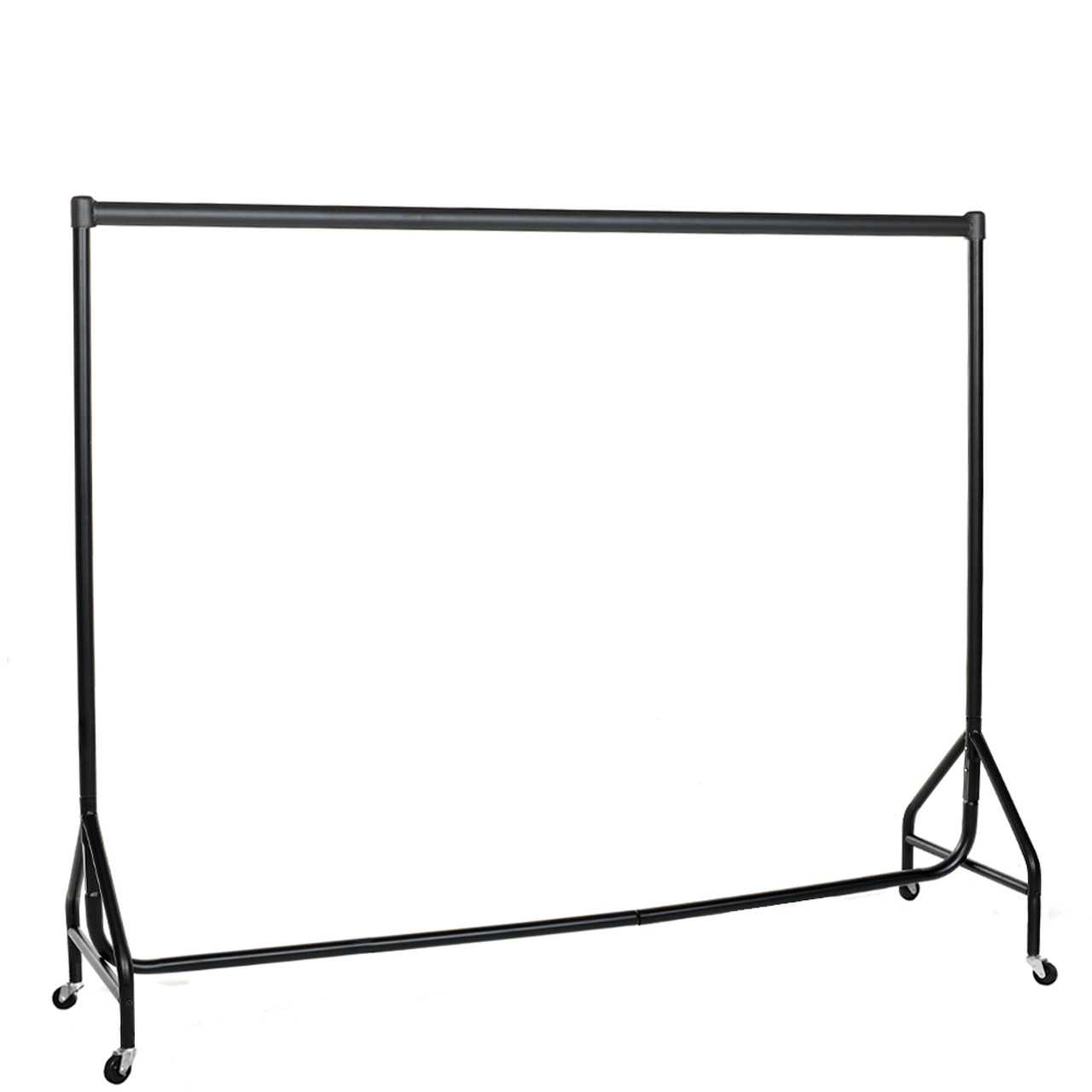Lot 441 - Six retailers black free standing clothes