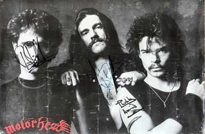 Lot 65 - (Signed) Motorhead Poster