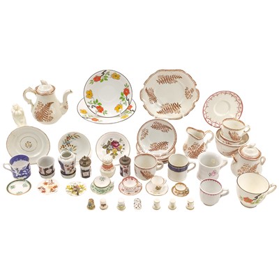 Lot 296 - A Victorian pottery coffee set.