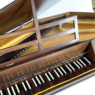Lot 12 - John Morley of London four octave Virginal