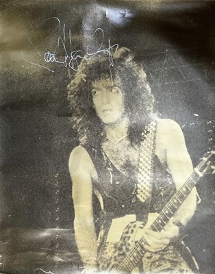 Lot 73 - (Signed) Paul Stanley poster.