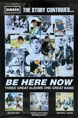 Lot 129 - Oasis billboard promo poster and one other.