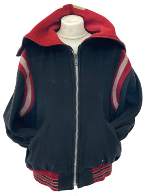 Lot 193 - A vintage PARMA varsity hooded jacket.