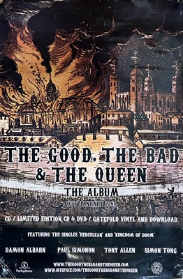 Lot 243 - Graham Coxon and The Good, The Bad, and The Queen promo posters.