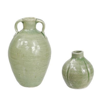 Lot 350 - Two Leach Pottery porcelain vases