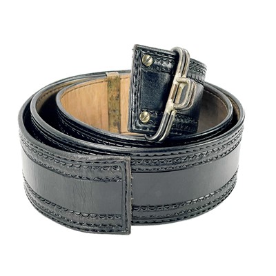 Lot 180 - Three handmade leather belts.