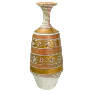 Lot 342 - A Mary Rich bottle-neck skittle vase with...