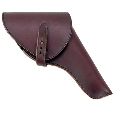 Lot 186 - A handmade leather holster.