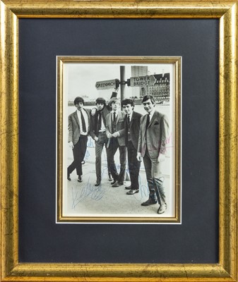 Lot 35 - (Signed) Rolling Stones photograph.