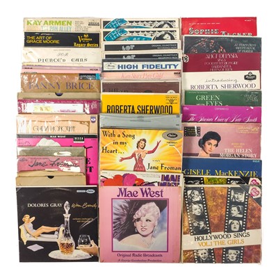 Lot 264 - Women of Broadway. Fifty-three LPs.