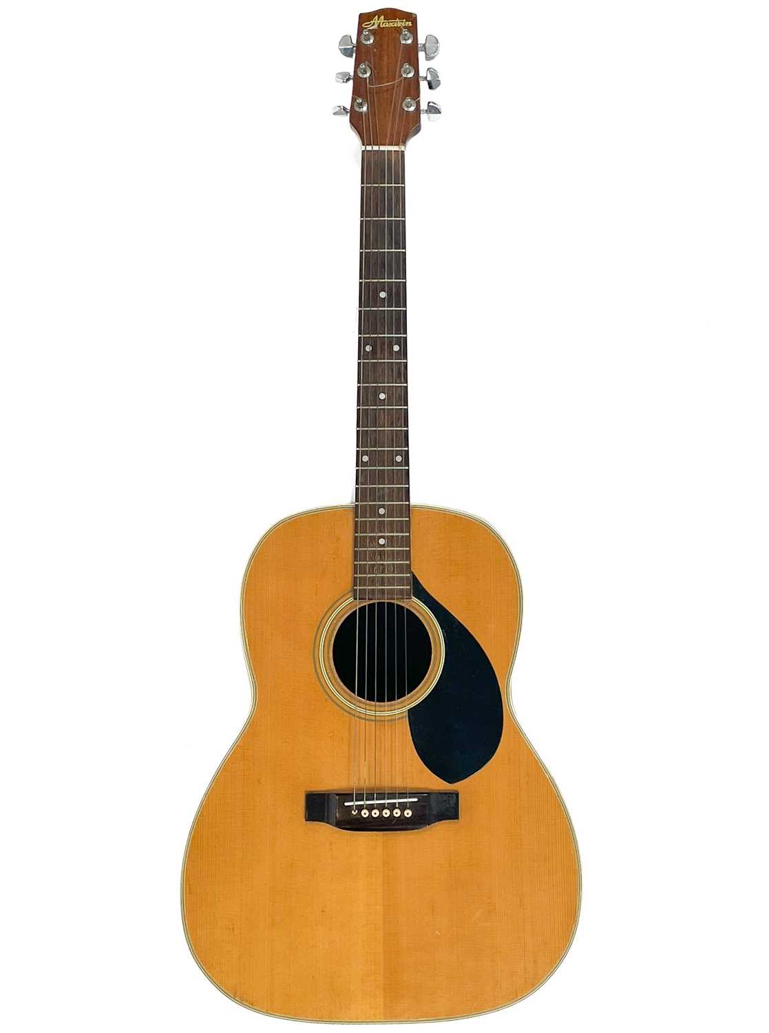 Lot 288 - Rare 1970s Maxwin 100C electro-acoustic guitar.