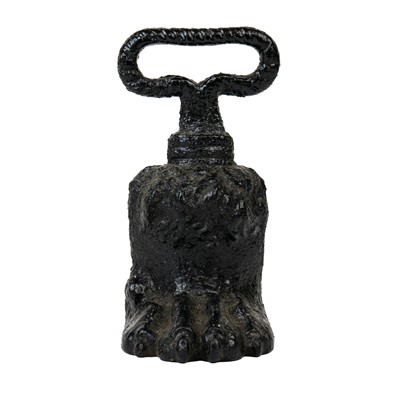 Lot 199 - A Regency cast iron door stop.