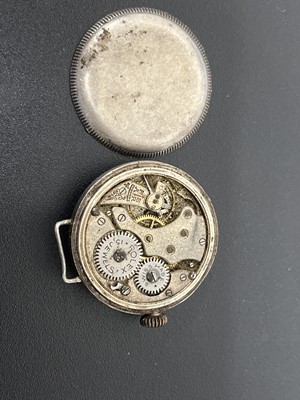Lot 174 - Rolex - An early 20th-century Rolex WWI period wire lug silver cased trench wristwatch.