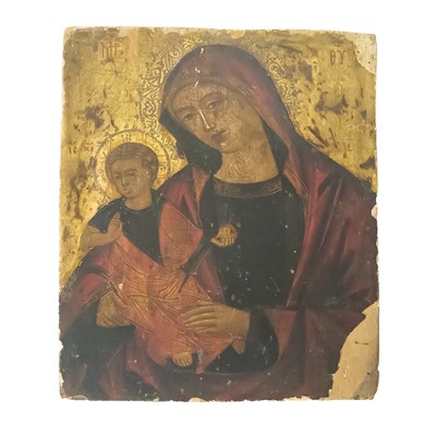 Lot 164 - A Russian icon.