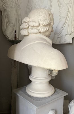 Lot 328 - A plaster bust