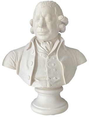 Lot 328 - A plaster bust