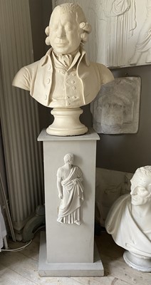 Lot 328 - A plaster bust