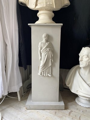 Lot 328 - A plaster bust