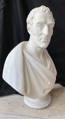 Lot 330 - Plaster portrait bust after Sir Francis Chantrey