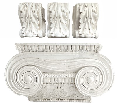 Lot 335 - An Ionic pilaster capital 33x57cm