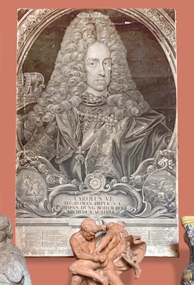 Lot 340 - An impressive print of Carolus VI. Grand Duke of Austria