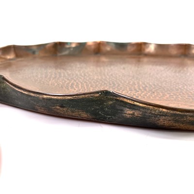 Lot 8 - A J & F Pool, Hayle copper tray.