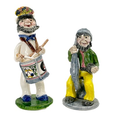 Lot 318 - Four Alan Young Studio pottery figures.