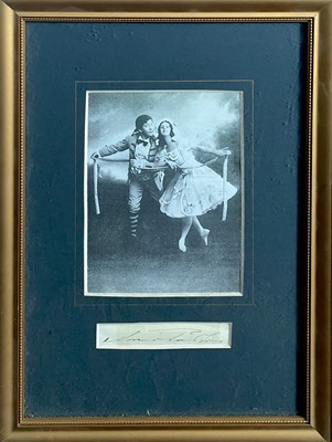 Lot 63 - (Signed) Anna Pavlova