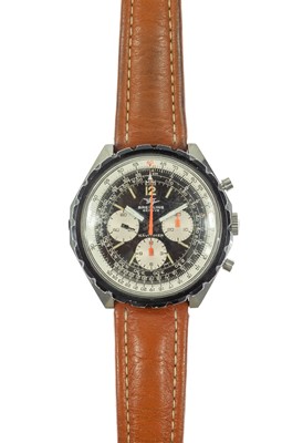 Lot 182 - A Breitling Navitimer chronograph gentleman's stainless steel wristwatch.