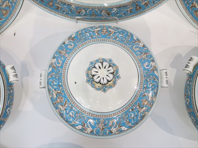 Lot 922 - A Wedgwood 'Florentine' dinner service,...