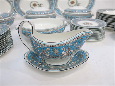 Lot 922 - A Wedgwood 'Florentine' dinner service,...