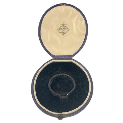 Lot 104 - A J W Benson retailer lady's pocket watch box.