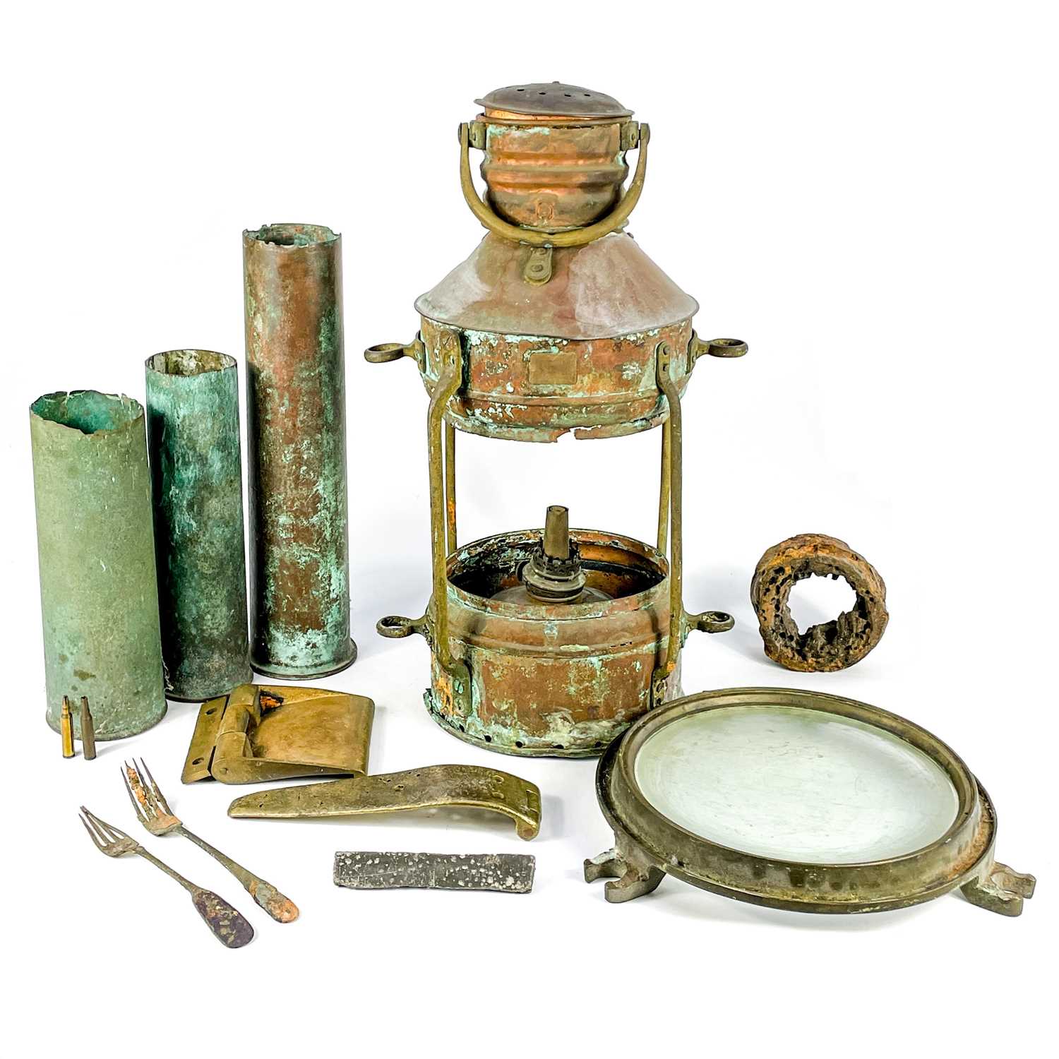 Lot 76 - Wreck recovered items.