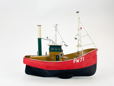 Lot 31 - Michael J King painted a tin fishing boat, Reginald.