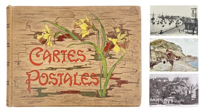 Lot 376 - A Cartes Postales album of postcards