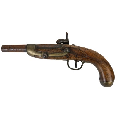 Lot 5 - An early 19th century percussion Service pistol.