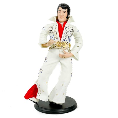 Lot 352 - Elvis Presley ceramic statuette.