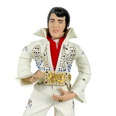 Lot 352 - Elvis Presley ceramic statuette.
