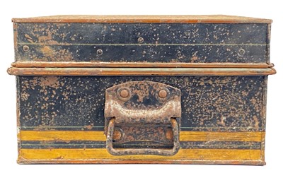 Lot 147 - An Indian steel cash box, early 20th century.