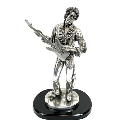 Lot 257 - Jimi Hendrix. A Metallic statuette.