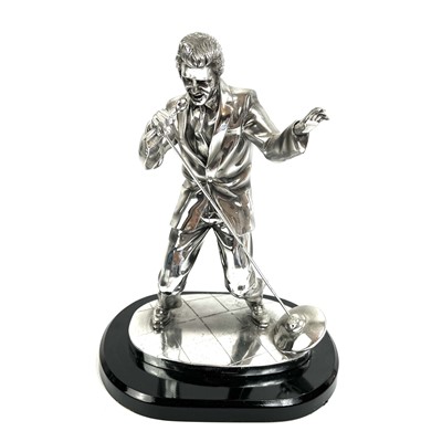 Lot 258 - Elvis Presley. Metallic statuette.