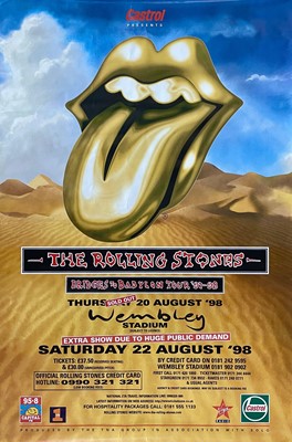 Lot 332 - The Rolling Stones tour poster