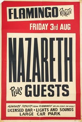 Lot 77 - Local interest; vintage Nazareth concert poster