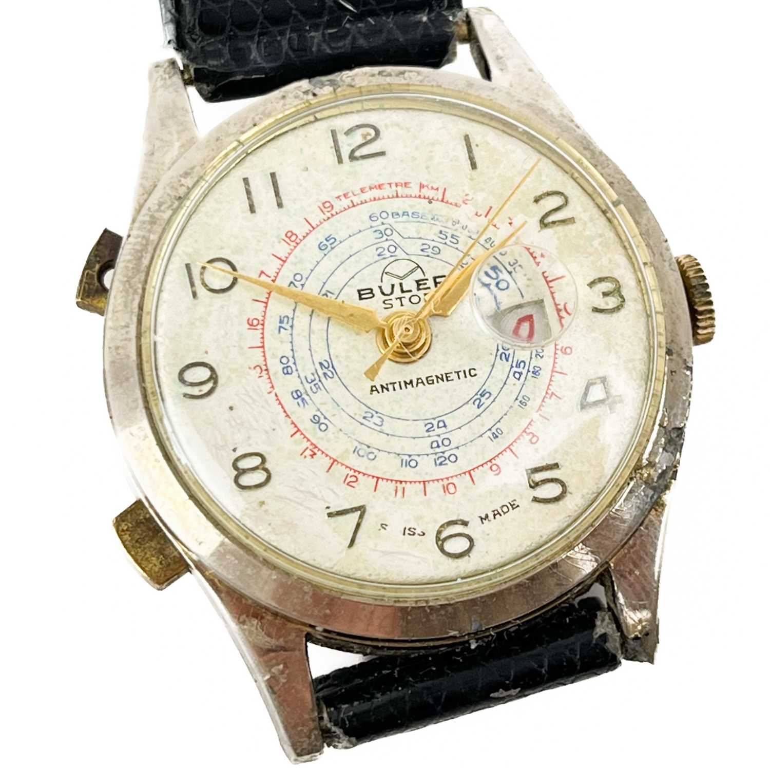 Lot 199 - A Buler 'Stop' telemeter gentleman's chrome