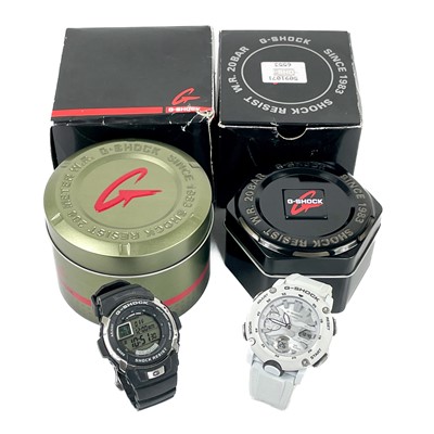 Lot 116 - Two G-Shock Casio gentleman's quartz wristwatches, models 3095 & 5590.